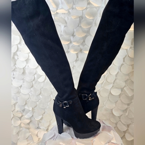 GUESS BLACK BOOTS Size 6.5 - Picture 9 of 9